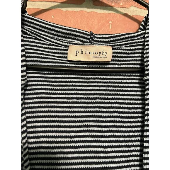 Philosophy Long Sleeve Hooded Cardigan - L - Picture 5 of 6